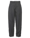 Marni Woman Pants Charcoal Size 12 Polyester, Virgin Wool, Elastane In Black