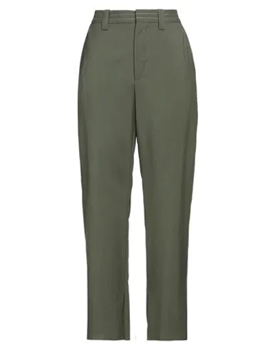 Marni Woman Pants Military Green Size 8 Virgin Wool