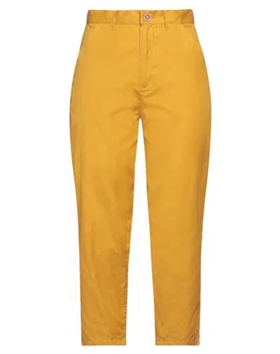 Marni Woman Pants Ocher Size 2 Cotton In Yellow