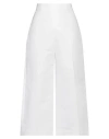 Marni Woman Pants Off White Size 4 Cotton