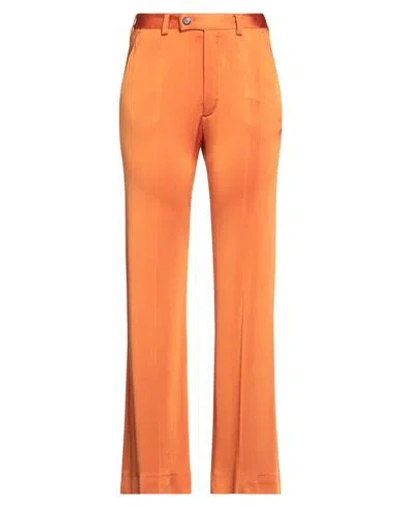 Marni Woman Pants Orange Size 12 Viscose, Elastane