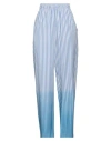 Marni Woman Pants Pastel Blue Size 8 Cotton