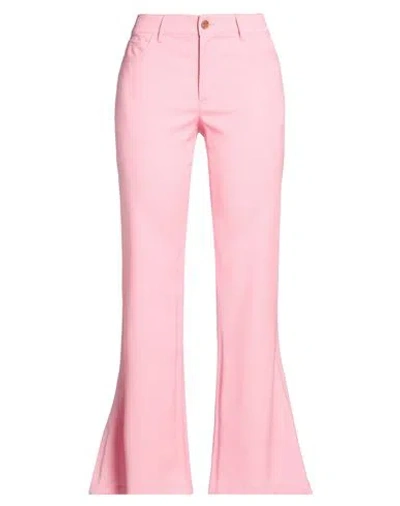 Marni Woman Pants Pink Size 4 Virgin Wool, Mohair Wool