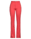 Marni Woman Pants Red Size 4 Viscose, Polyamide, Elastane In Red