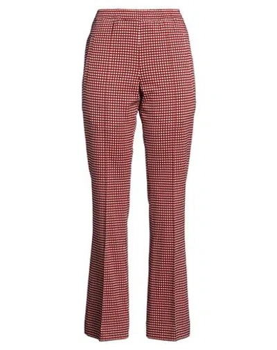 Marni Woman Pants Red Size 8 Viscose, Polyamide, Elastane