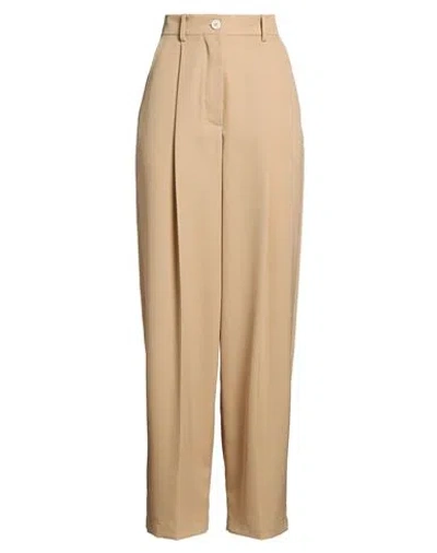 Marni Woman Pants Sand Size 4 Virgin Wool In Beige