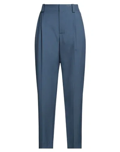Marni Woman Pants Slate Blue Size 8 Virgin Wool