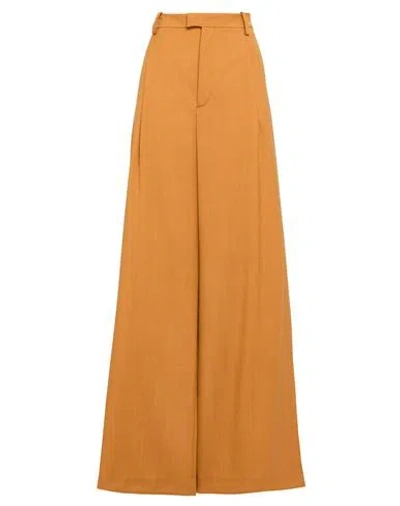 Marni Woman Pants Tan Size 10 Virgin Wool, Mohair Wool In Brown