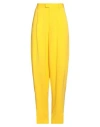 Marni Yellow Viscose Baggy Trousers In Yellow