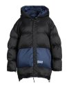 Shop Marni Woman Puffer Navy Size 8 Polyester, Polyurethane Coated In Navy Blue