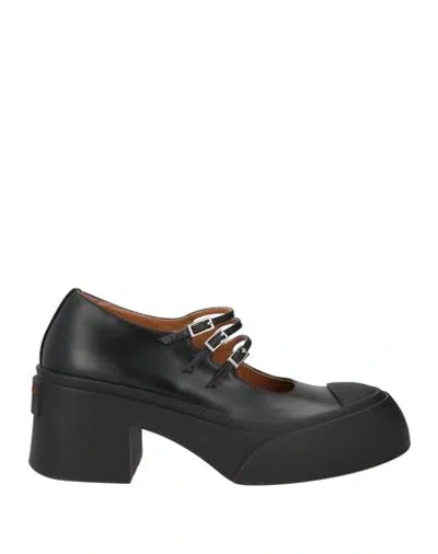 Marni Woman Pumps Black Size 10 Leather