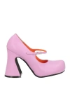 Marni Woman Pumps Pink Size 7.5 Soft Leather