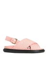 Marni Fussbet Sandals In Pink