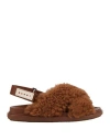 Marni Woman Sandals Tan Size 10 Leather In Brown