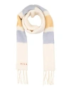 Marni Woman Scarf Cream Size - Alpaca Wool, Wool, Polyamide In White