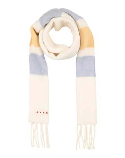 Marni Woman Scarf Cream Size - Alpaca Wool, Wool, Polyamide In White