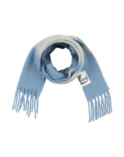 Marni Woman Scarf Light Blue Size - Mohair Wool, Alpaca Wool, Virgin Wool, Polyamide