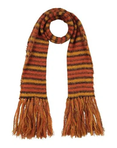 Marni Woman Scarf Orange Size - Mohair Wool, Polyamide, Wool