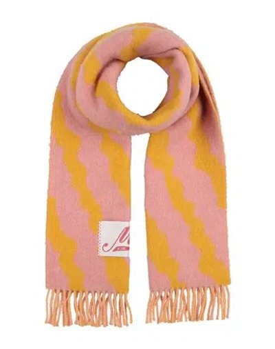 Marni Woman Scarf Pink Size - Alpaca Wool, Wool, Polyamide In Pink