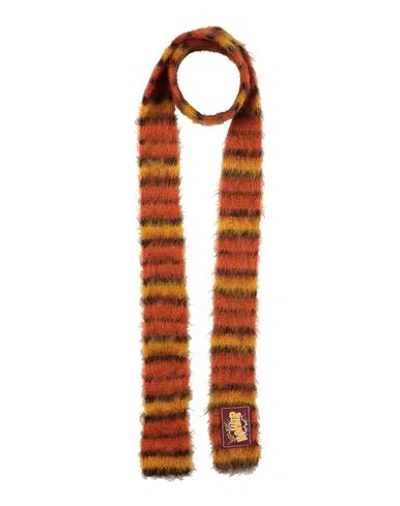 Marni Woman Scarf Rust Size - Mohair Wool, Polyamide, Wool In Red