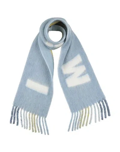 Marni Woman Scarf Sky Blue Size - Wool, Polyamide, Alpaca Wool, Mohair Wool