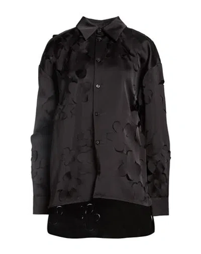 Marni Woman Shirt Black Size 8 Viscose, Cotton