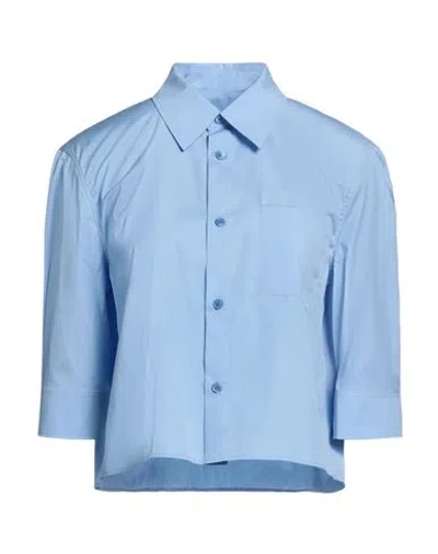 Marni Woman Shirt Light Blue Size 4 Cotton
