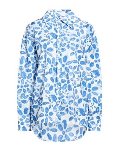 Marni Woman Shirt Light Blue Size 6 Cotton