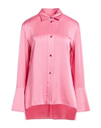Marni Woman Shirt Pink Size 12 Viscose, Acetate In Multi
