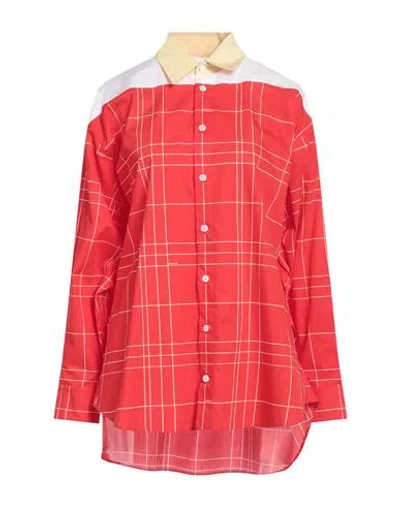 Marni Woman Shirt Red Size 6 Cotton