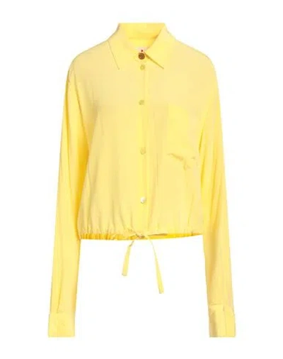 Marni Woman Shirt Yellow Size 10 Silk
