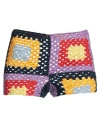 Marni Woman Shorts & Bermuda Shorts Midnight Blue Size 2 Cotton In Midnight Blue