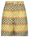 Marni Woman Shorts & Bermuda Shorts Sage Green Size 8 Ramie In Sage Green