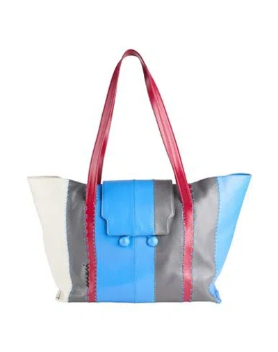 Marni Woman Shoulder Bag Blue Size - Cow Leather
