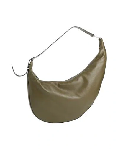 Marni Woman Shoulder Bag Military Green Size - Cow Leather