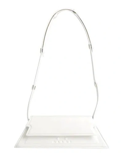 Marni Woman Shoulder Bag White Size - Cow Leather