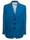 Marni Tailored Single-button Blazer Jacket In Blue