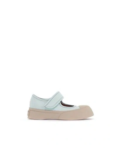 Marni Pablo Mary Jane Nappa Leather Sneakers In Blue