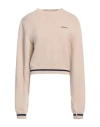Marni Woman Sweater Beige Size 4 Virgin Wool In Gold