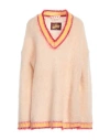 Marni Woman Sweater Beige Size 6 Mohair Wool, Polyamide In Beige