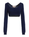 Marni Woman Sweater Blue Size 0 Virgin Wool In Blue