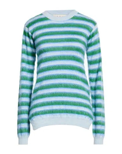 Marni Woman Sweater Green Size 2 Virgin Wool