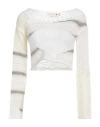 Marni Woman Sweater Ivory Size 10 Mohair Wool, Polyamide, Wool In White
