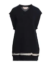 Marni Woman Sweater Midnight Blue Size 16 Cashmere, Wool In Blue