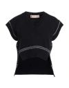 Marni Woman Sweater Midnight Blue Size 4 Virgin Wool In Blue