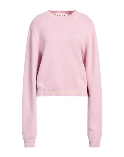 Marni Woman Sweater Pink Size 10 Virgin Wool