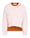 Marni Woman Sweater Pink Size 10 Virgin Wool In Pink