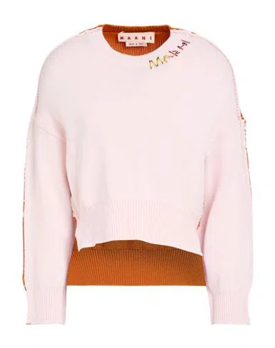 Marni Woman Sweater Pink Size 10 Virgin Wool