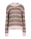 Marni Woman Sweater Pink Size 6 Mohair Wool, Polyamide