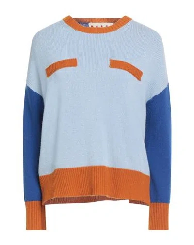 Marni Woman Sweater Sky Blue Size 2 Cashmere
